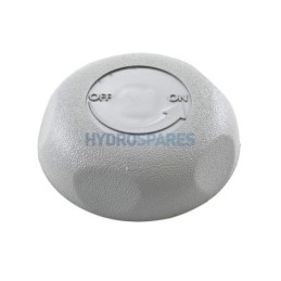 On/Off Turn Valve 1" Cap Grey - Textured