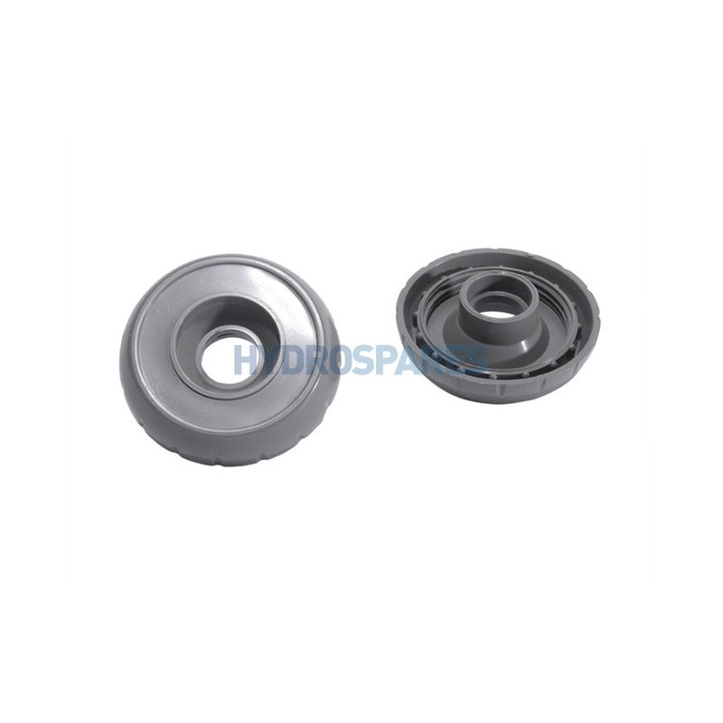 Top Access Divert Valve 1" Cap Grey - Notched