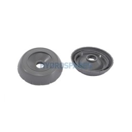 Top Access Divert Valve 2" Cap Grey - Notched