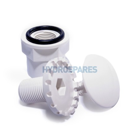 Air Injector - Complete  41.5mm 1" OD White