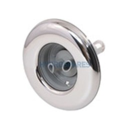 Power Storm - 5-1/2" LF -Twin Roto (Thread-In) Stainless - White