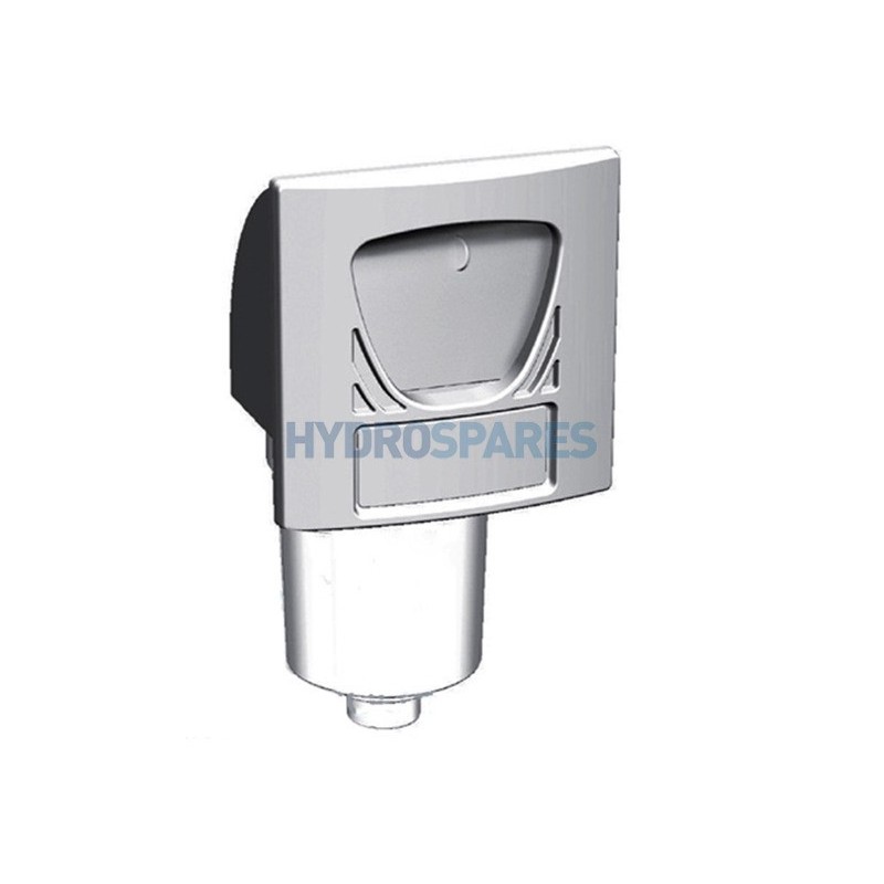 Front Access Skimmer Single Port 50 sq. ft - Oval Style Grey 2.00" Spg