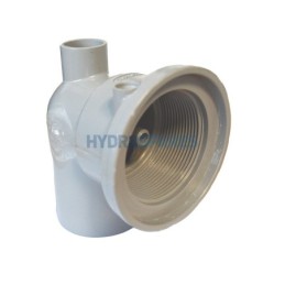 Slimline FLUSH (S1) - Suction Elbow 90° Metric (45B) 50mm Socket - PVC