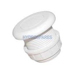 Air Button - White 51mmØ (Round Edge) HoleØ 36mm