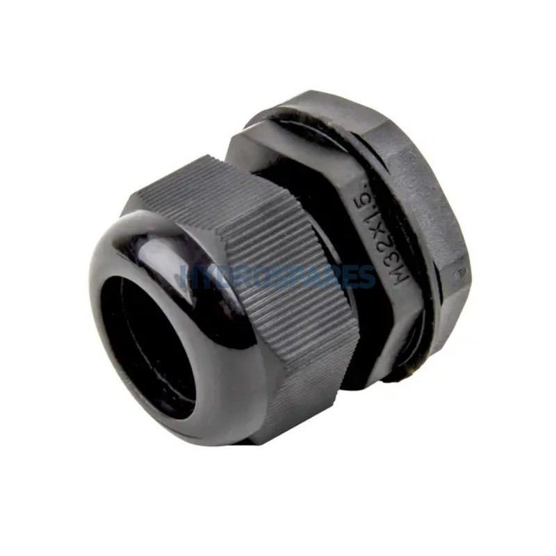 Cable Gland M32 - Black Fits Balboa Spa Packs