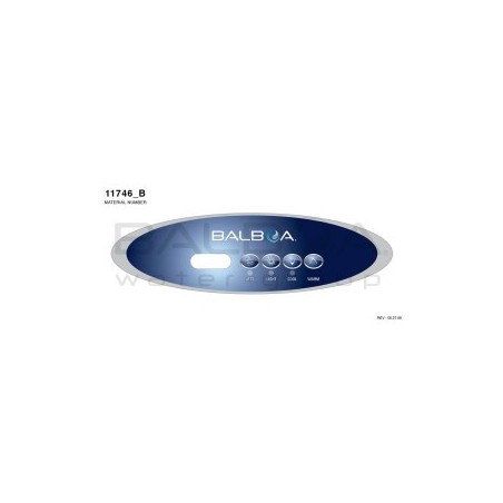 Balboa | Top Side Panel VL260 - Jets Light Cool Warm