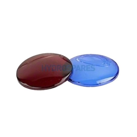 Lens Cover - for Spa Light 3-1/2" Red & Blue