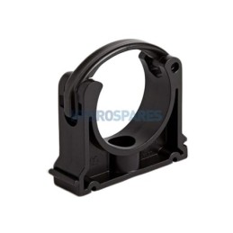 Pipe Clip - 3.0"/90mm Black - Type C with gate - P/P