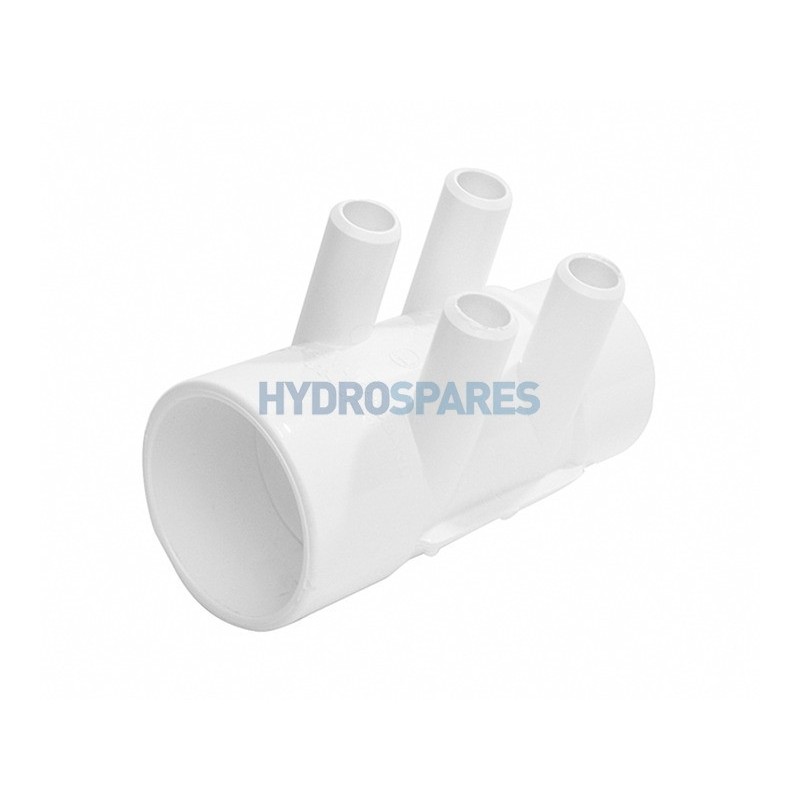 Manifold - 2.0" - 4 Barb 3/4" Smooth Barb - Socket x Socket