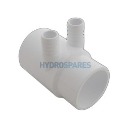 Manifold - 2.0" - 2 Barb 3/4" Rib Barb - Socket x Spigot