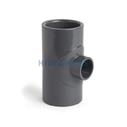 Tee - Reducing  MET Grey 50mm F x 50mm F x 32mm F PVC