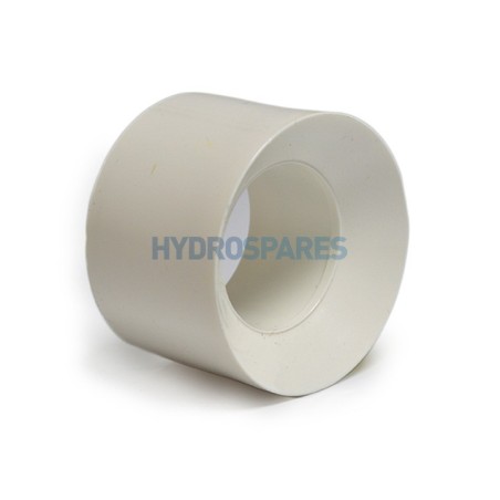 Reducer - Plain  MET White 50mm Spg x 32mm Soc PVC