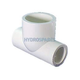 Tee - Reducing  MET Grey 20mm F x 20mm F x 32mm F PVC