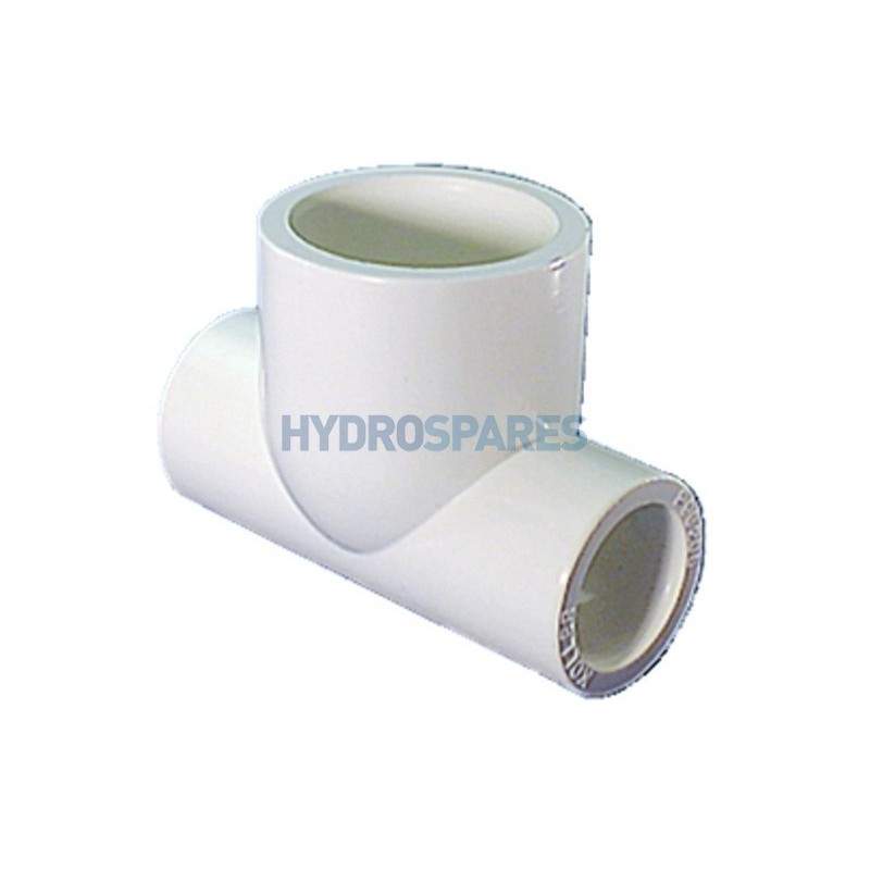 Tee - Reducing  MET Grey 20mm F x 20mm F x 32mm F PVC