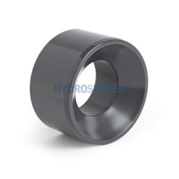 Reducer - Plain  75mm x 60mm(2'') Grey 75mm Spg x 60mm (2") Soc PVC