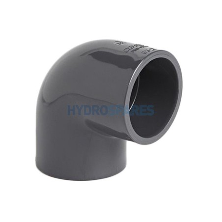 Elbow - 90° Equal  MET - Grey 40mm - PVC