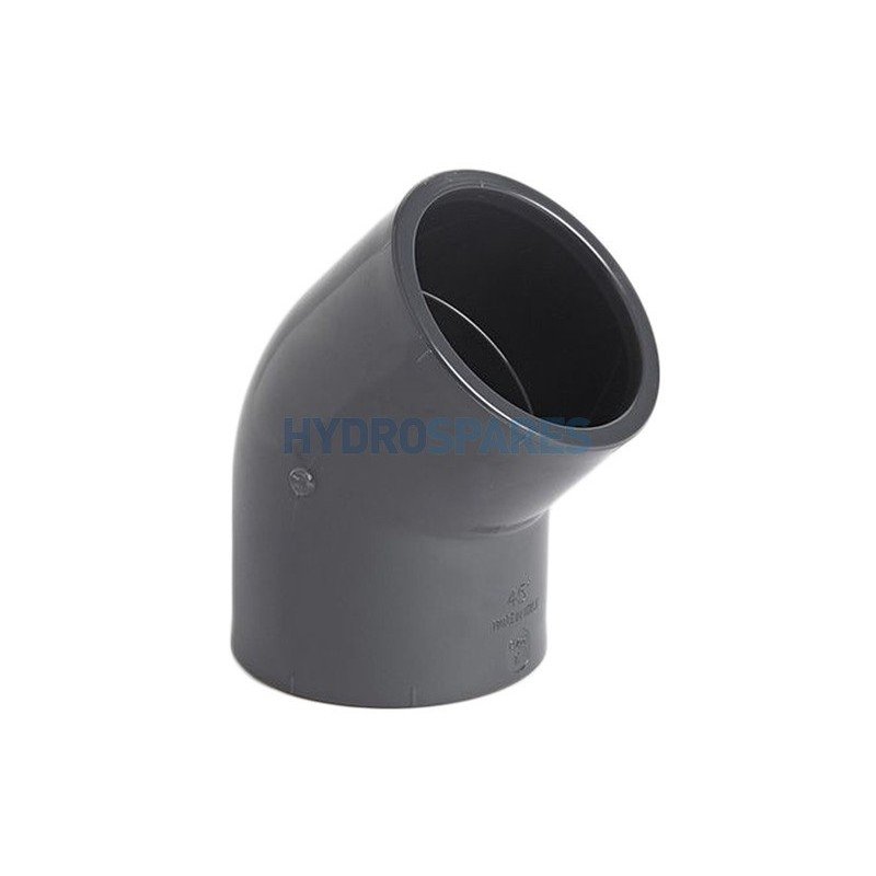 Elbow - 45° Equal  IMP - Grey 1.0" - PVC