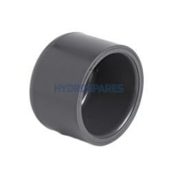 End Cap  IMP - Grey 1.5" - PVC