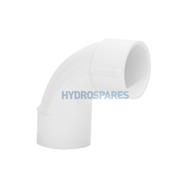 Elbow - 90° Swept Equal  IMP - White 2.0" - PVC