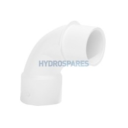 Elbow - 90° Swept  IMP - White 1.5" - PVC - Street