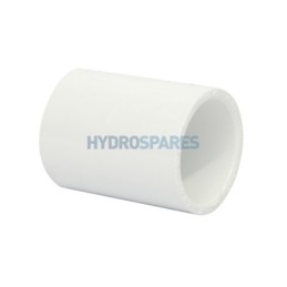 Coupler - Equal  IMP - White 1.5" - PVC