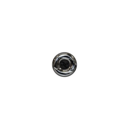 Passion | 3 3/8" Mini Jet Pulsator Snap-In Smooth Chrome-Black