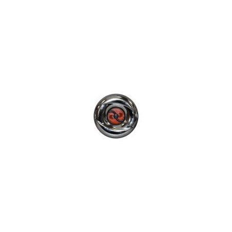 Passion | 3 3/8" Mini Jet Pulsator Snap-In Smooth Chrome-Orange