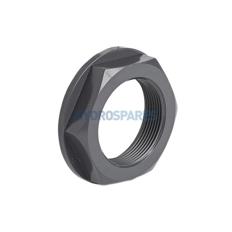 Back Nut Grey 2" BSP PVC