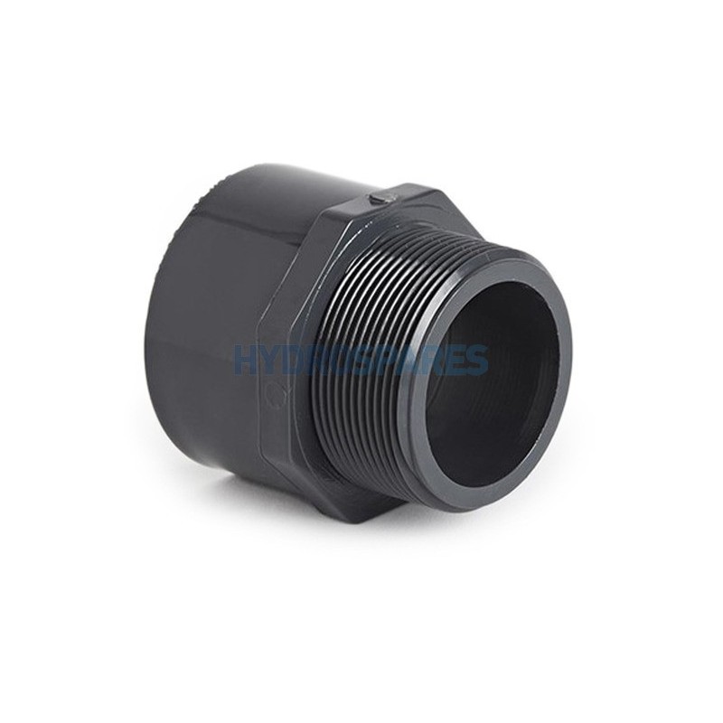 Adaptor - Plain x Threaded  IMP Grey 4"/3"(MxF) x 3"BSP(M) PVC