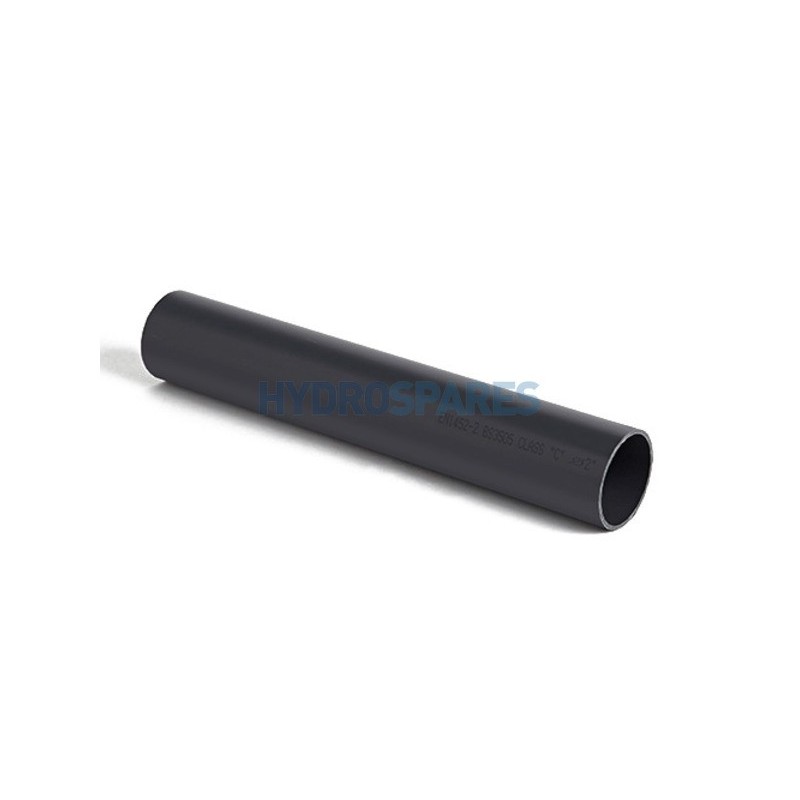 2" Rigid PVC Pipe Class C Grey 2m  9Bar