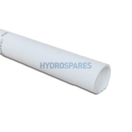 2" Semi-Rigid PVC Pipe White 1m Straight  (36/Box)