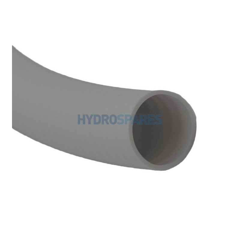 50mm Semi-Rigid PVC Pipe Grey 1m