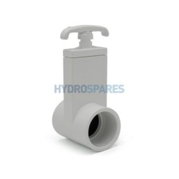 Slice Valve 1.5" Socket - Socket White