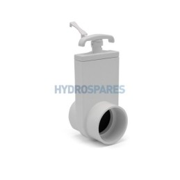 Slice Valve 2" Socket - Socket White