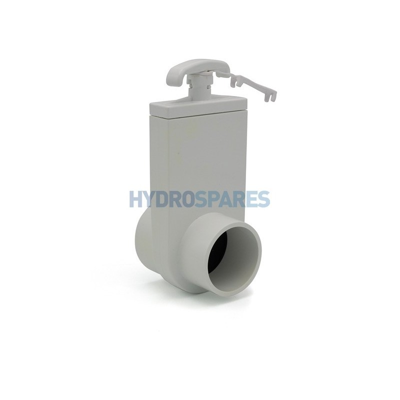 Slice Valve 2" Socket - Spigot White