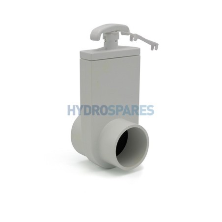 Slice Valve 2" Socket - Spigot White